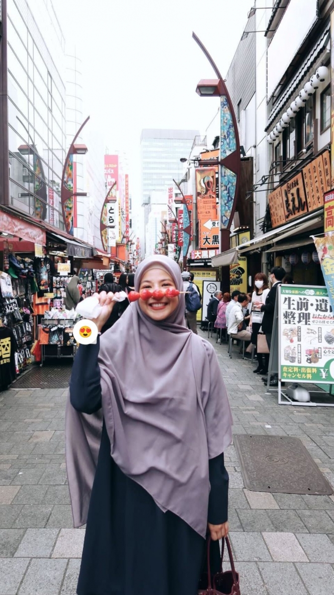 7 Foto Liburan Natasha Rizky ke Jepang tanpa Anak, Bahagia Bisa Travelling Me Time