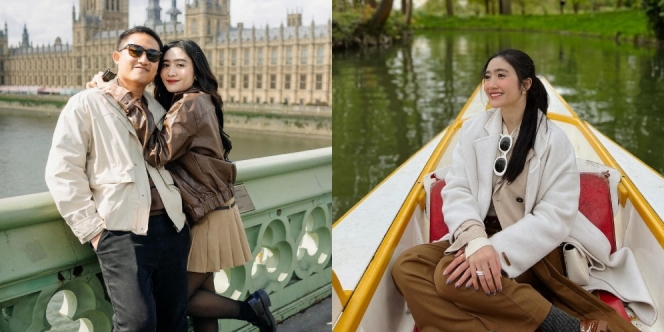 Foto Liburan Febby Rastanty ke London Bareng Keluarga, Kompak dengan Sang Adik!