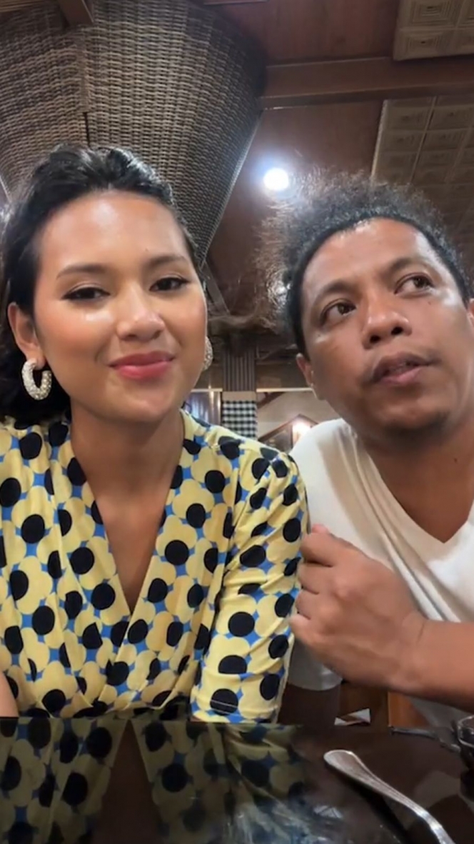 Foto Perayaan Ulang Tahun Indah Permatasari yang ke-27, Asik Dinner Bareng Suami dan Adik Ipar