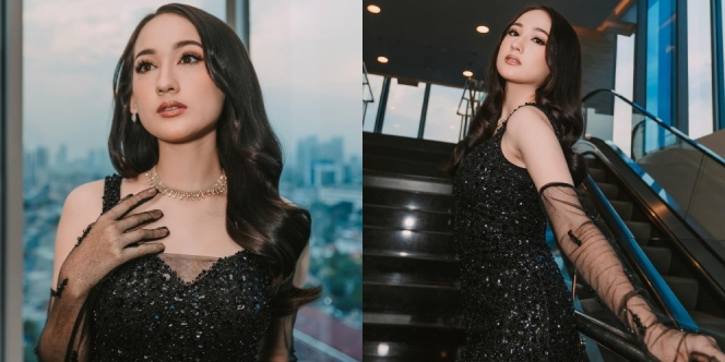 Pesona Laura Moane Tampil Memikat Kenakan Dress Hitam, Disebut Julie Estelle saat Muda