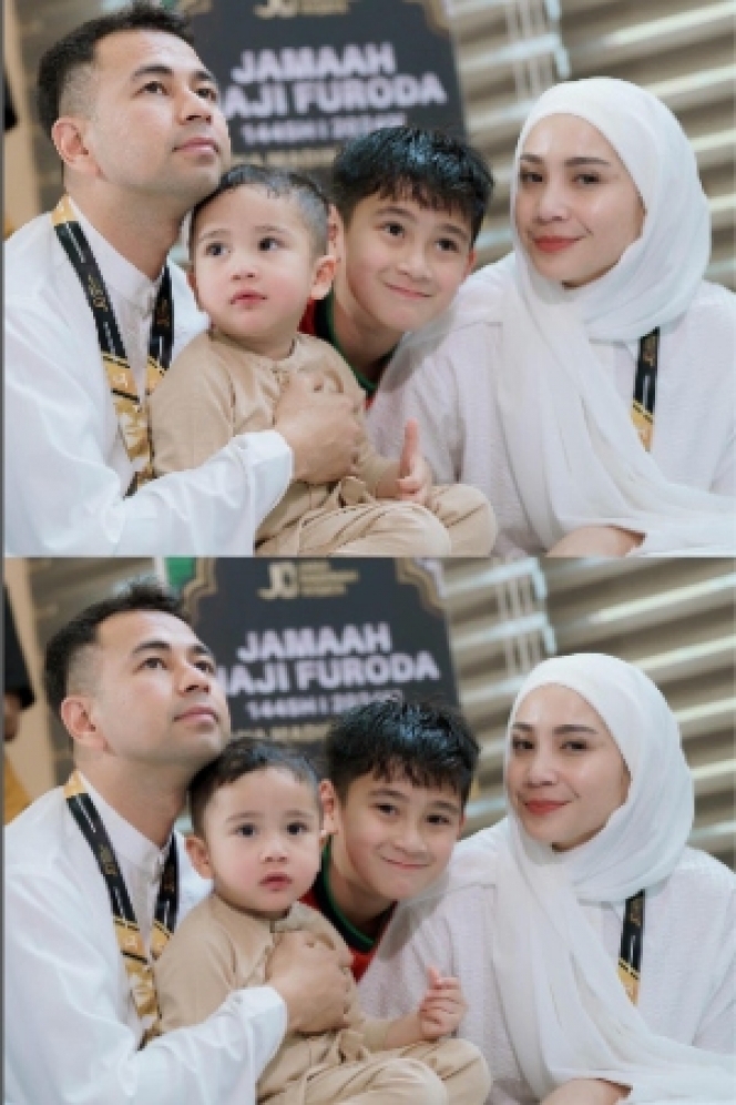 Foto Rayyanza Ikut Manasik Haji Furoda Bareng Nagita Slavina dan Raffi Ahmad, Gemasnya Gak Ketulungan!