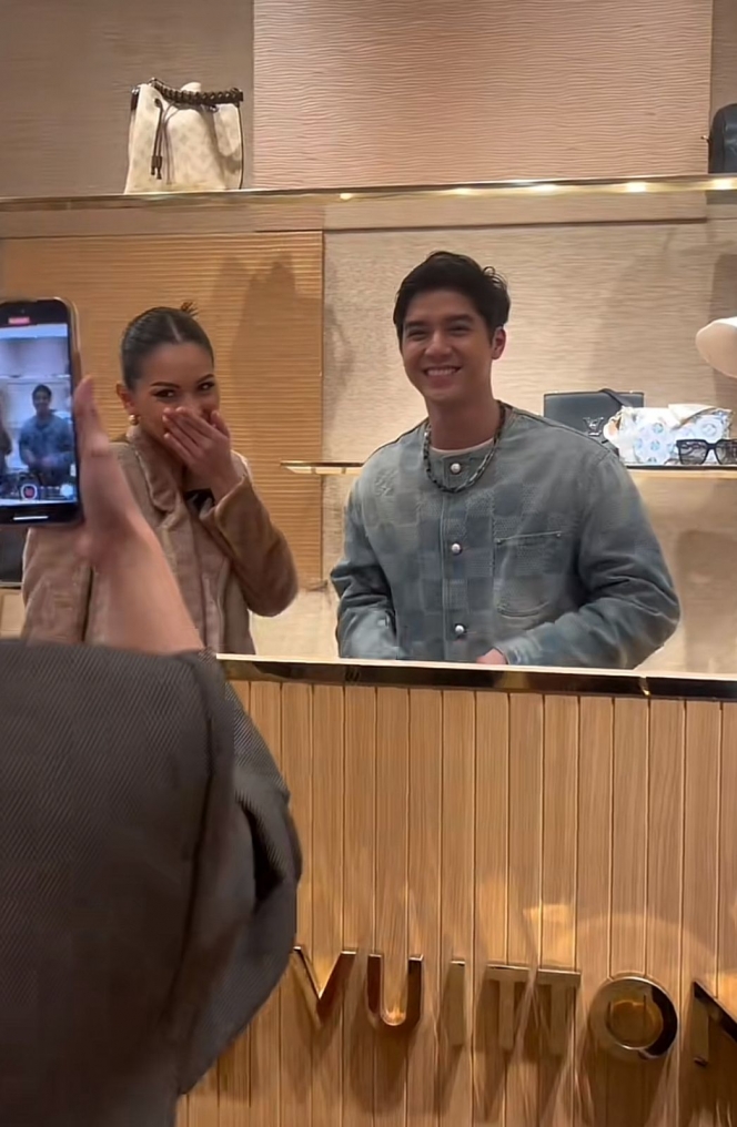 Foto Keakraban Al Ghazali dengan Alyssa Daguise di Event Louis Vuitton, Tetap Berteman Meski Sudah jadi Mantan