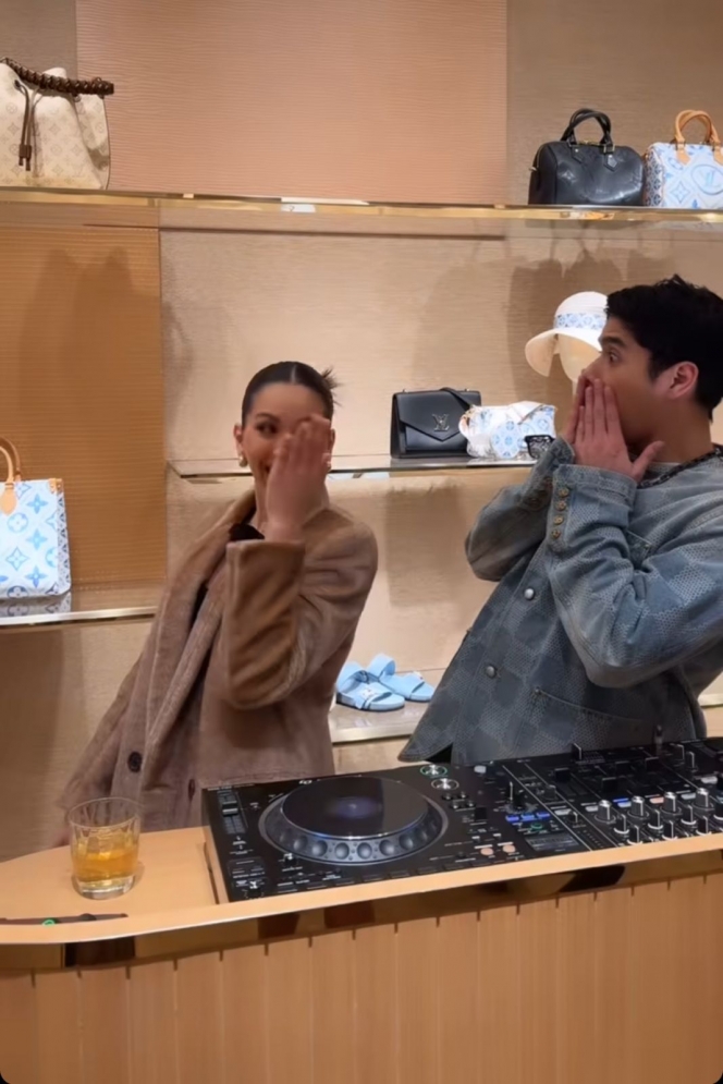 Foto Keakraban Al Ghazali dengan Alyssa Daguise di Event Louis Vuitton, Tetap Berteman Meski Sudah jadi Mantan