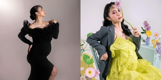 Aura Bumil Kian Terpancar, Ini Foto Terbaru Maternity Shoot Clairine Clay Tanpa Joshua Suherman