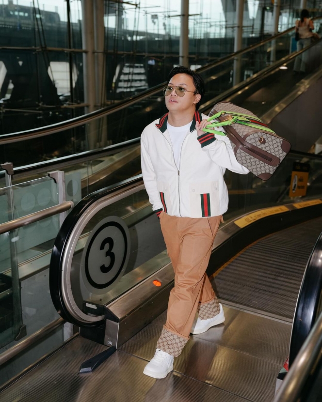 Foto Mahalini dan Rizky Febian dalam Pemotretan Bareng Gucci di Bangkok, Tampil Stunning 