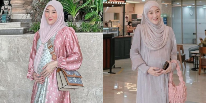 Tak Sabar Melahirkan Anak Perempuan, Ini 10 Foto OOTD Larissa Chou dengan Baby Bump yang Makin Besar