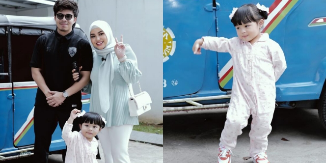 Bisa Naik Mobil Mewah, Ini 10 Foto Atta Halilintar dan Aurel Hermansyah Jemput Sekolah Ameena Pakai Bajaj