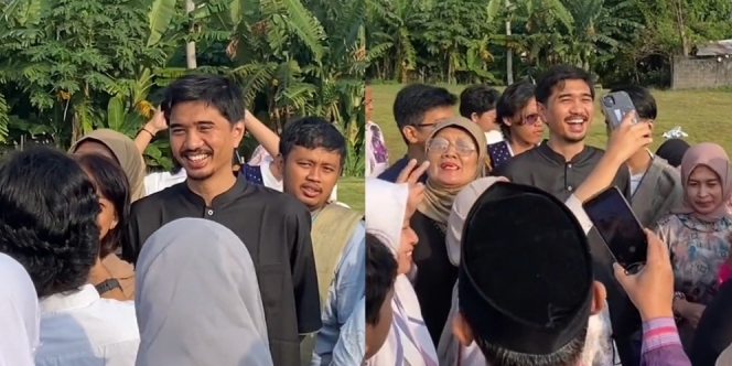 Bukan Sembarang Bapak-bapak, Ini 7 Foto Duta Sheila On 7 Dikerumuni Warga Usai Salat Idul Adha