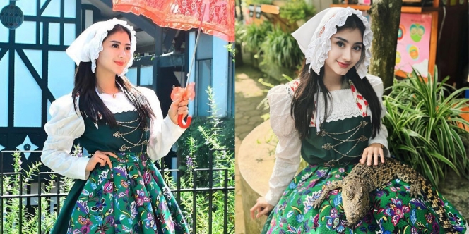 Deretan Potret Ghea Youbi Pakai Baju Tradisional Belanda, Cantik dan Gemes Jadi Satu!