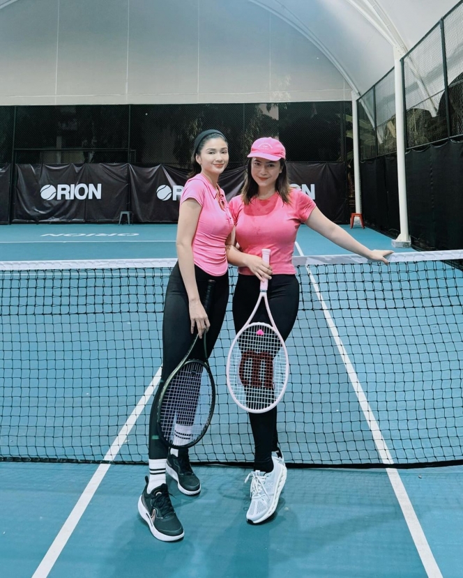 Deretan Foto Felicya Angelista Main Tenis Pakai Outfit Serba Pink, Pinky Lovers Abis!