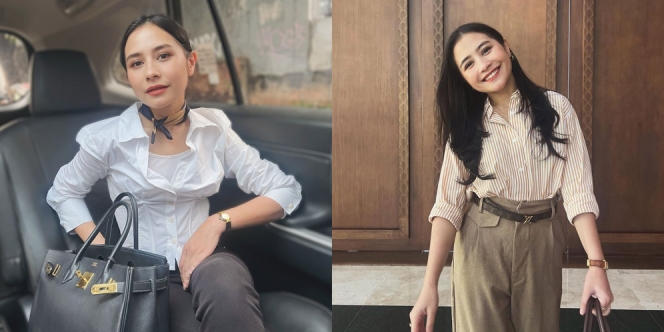 10 Foto Prilly Latuconsina saat Mode Wanita Karier, Aura Girl Boss Terpancar Banget!