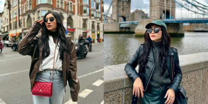 Beda Destinasi Beda Style, Ini 10 Gaya Kece Febby Rastanty saat Jalan-Jalan di London