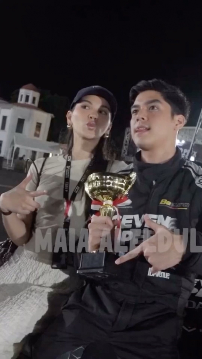 8 Foto Mesra Al Ghazali dan Alyssa Daguise di Event Drifting, Resmi Balikan Nih?