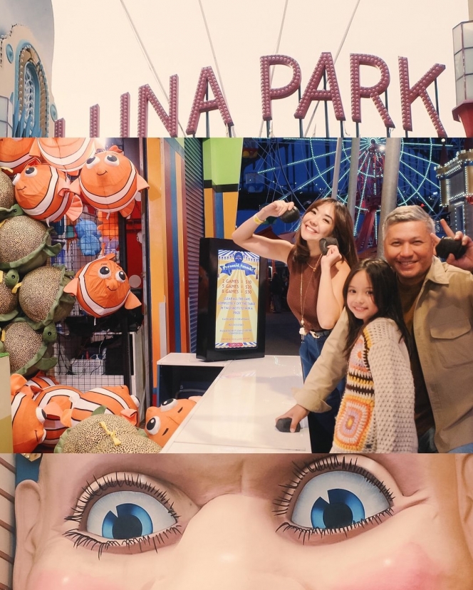 8 Foto Gading Gisel Gempi Kunjungi Luna Park di Australia, Seru Banget Bikin Netizen Ikutan Senang!