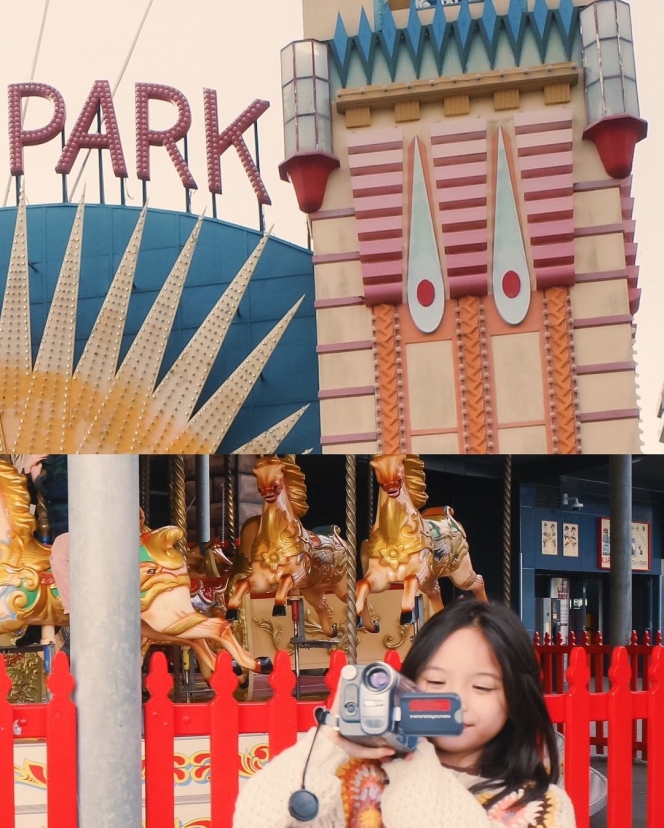 8 Foto Gading Gisel Gempi Kunjungi Luna Park di Australia, Seru Banget Bikin Netizen Ikutan Senang!