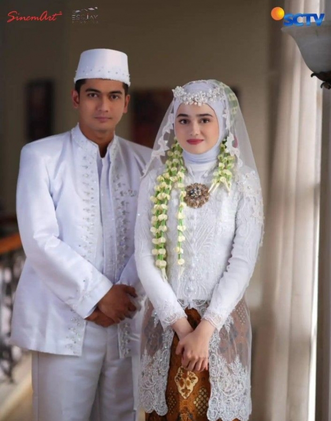 Dikira Beneran, Ini 8 Foto Syifa Hadju dan Teuku Ryan Nikah di Sinetron