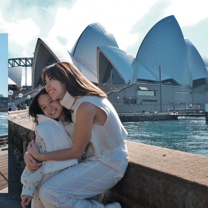 Menolak Broken Home, Begini Bahagianya Gempita Nora Marten saat di Sydney Harbour Bridge Gandeng Gading dan Gisella Anastasia