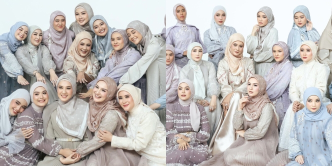 7 Foto Paula Verhoeven Bersama Geng Baru yang Semua Berhijab, Ada Mantan Pacar Baim Wong