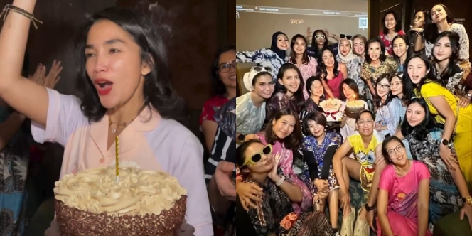 8 Foto Keseruan Pesta Ulang Tahun Ussy Sulistiawaty ke-44, Bertema Pajamas Party