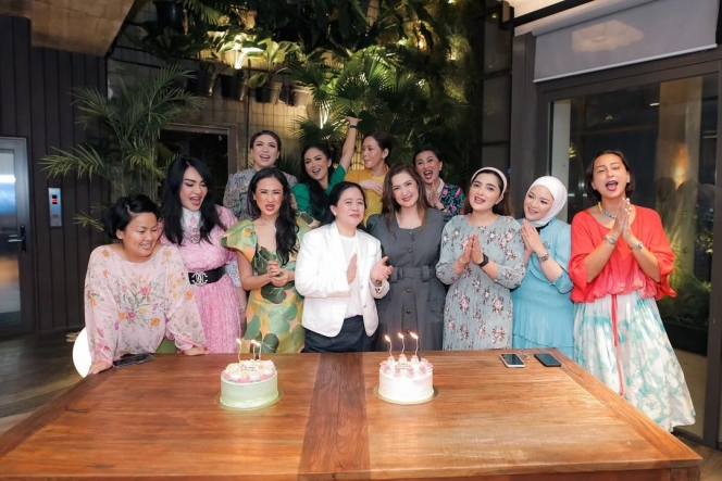 Foto Perayaan Ultah Nafa Urbach ke-44 Bareng Geng Arisan, Bareng Para Diva Hingga Puan Maharani