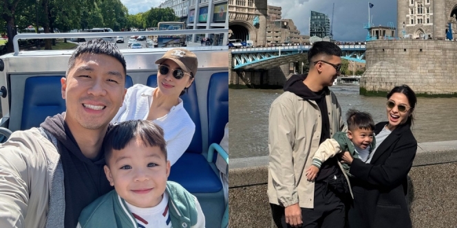 10 Foto Liburan Keluarga Nikita Willy dan Indra Priawan di Inggris, Sambil Baby Moon