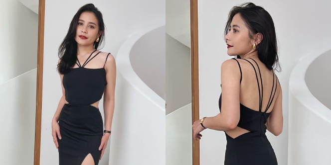 7 Foto Prilly Latuconsina Pakai Dress Elegan, Pamer Pinggang Ramping dan Kaki Jenjang