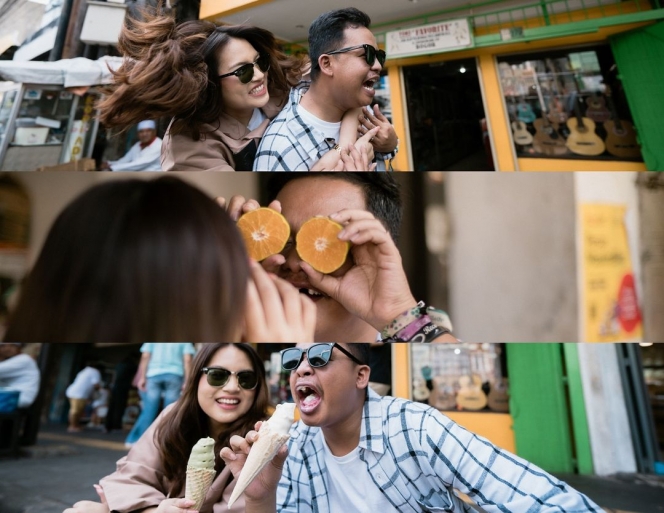 Romantis Abis, Ini Deretan Foto Prewedding Kedua Dustin Tiffani dan Kekasih di Pasar Buah