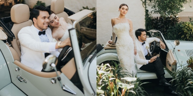 Foto Preweeding Ketiga Aaliyah Massaid dan Thariq Halilintar, Usung Konsep Retro Glam Sukses Bikin Pangling