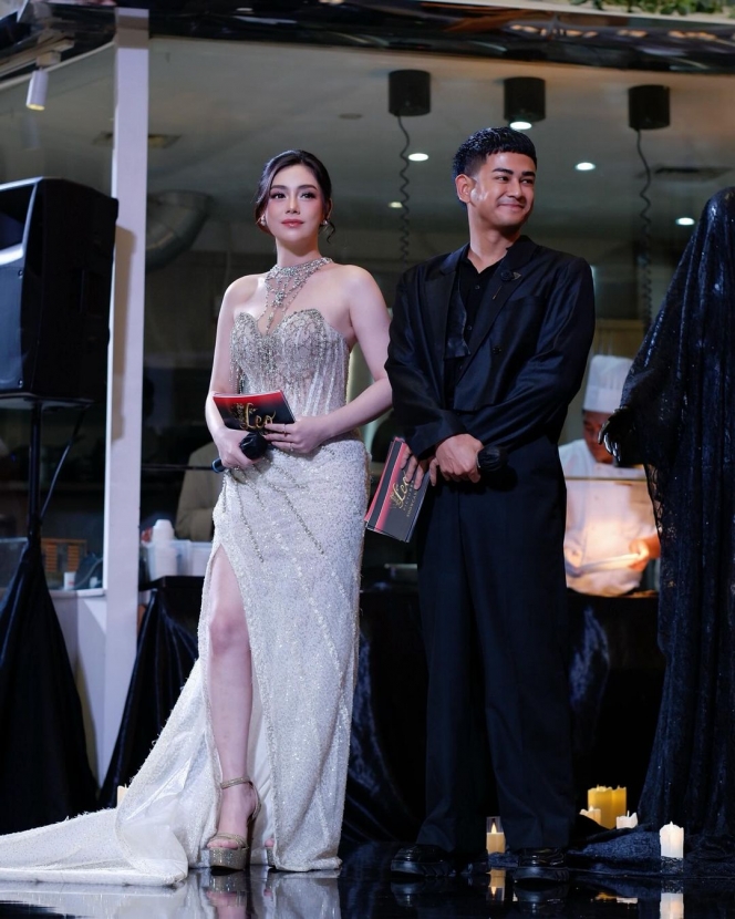 Dipuji Bak Boneka Barbie, Ini 7 Foto Celine Evangelista Jadi Host di Showcase Leo Pictures