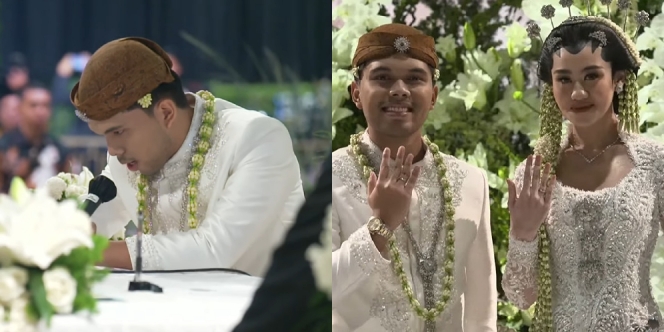 Akhirnya Sah jadi Suami-Istri, Ini 10 Momen Akad Nikah Thariq Halilintar dan Aaliyah Massaid