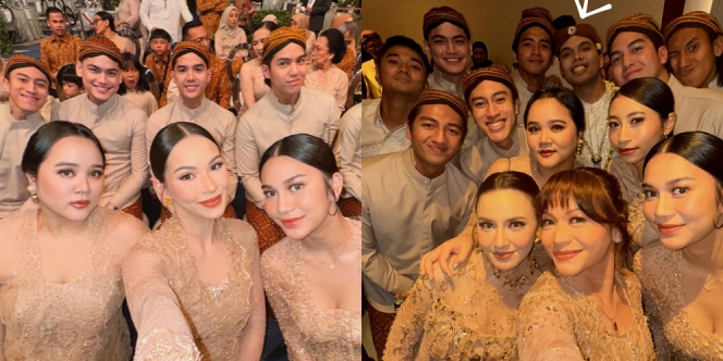 9 Foto Bridesmaid dan Groomsmen di Pernikahan Thariq dan Aaliyah, Bertabur Visual!