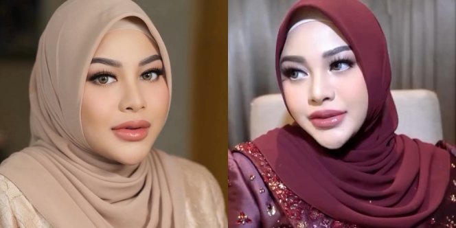 Gak Kalah Cantik dari Manten, Ini 8 Foto Detail Make Up Aurel Hermansyah di Akad dan Resepsi Aaliyah-Thariq