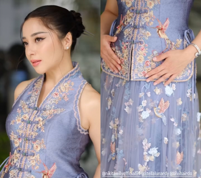 Hadiri Acara Tea Pai, Nikita Willy Tampil Memukau dalam Balutan Cheongsam Dress