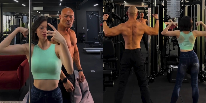 8 Foto Nada Tarina Putri dan Deddy Corbuzier Gym Bareng, Ayah-Anak Kompak Banget!