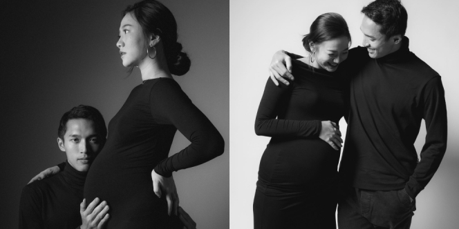 Hitung Hari Jelang Persalinan, Ini 10 Foto Maternity Shanju dan Jonatan Christie