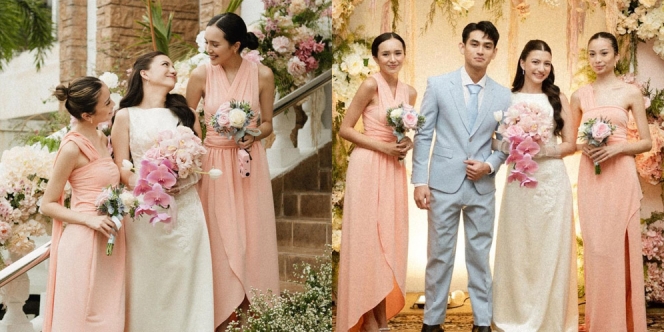 9 Foto Beby Tsabina dan Sephora Sievert Jadi Bridesmaid di Pernikahan Cassandra Lee, Trio Bestie yang Tidak Terpisahkan!